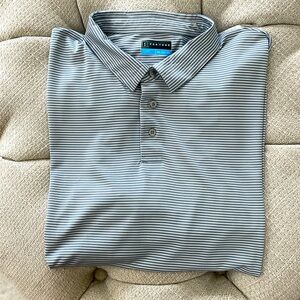 PGA Tour XXL men’s gray and white polo